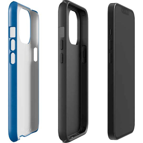 MLB Los Angeles Dodgers - Solid Distressed iPhone 15 Pro Max Impact Case